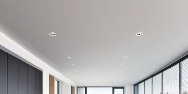 luces LED inetgradas en techo de pladur